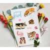 Greeting Words Dogs Background Stamps and Dies for Card Making,