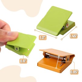 Mr. Pen- Clips magnéticos, 8 piezas, colores surtidos, 1.2”, Clips metálicos, Imanes para refrigerador, Clips magnéticos, Clips magnéticos, Clips magnéticos para refrigerador, Clips magnéticos para refrigerador, Clips magnéticos para pizarra blanca