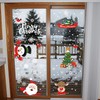 CINECE Christmas Stickers Decoration Removable Glass Window Static Stickers 223pcs