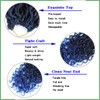 8 Packs Blue Goddess Faux Locs Crochet Hair for Black