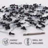 SKIR'CO Pack of 80 blind rivets painted 4.0 x 12