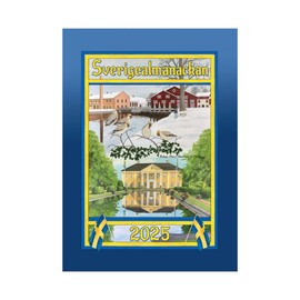 Swedish Sverigealmanackan Large Wall Calendar - 2025-17" x 11"