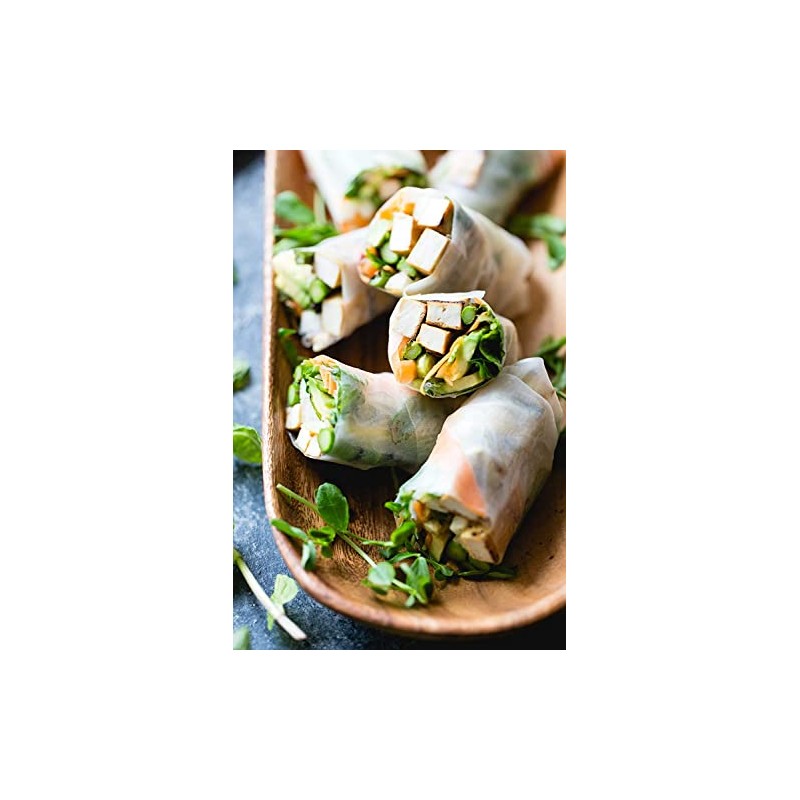 CAF Premium Spring Roll Wrapper 12 oz, Large Rice Paper,