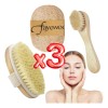 Set Cepillo Corporal Facial Y Esponja Pulpa De Madera Exfo