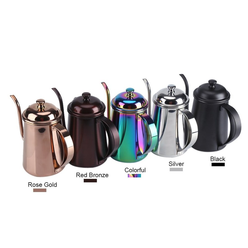 Yosoo 650ML De Acero Inoxidable precisas Gooseneck Goteo de la