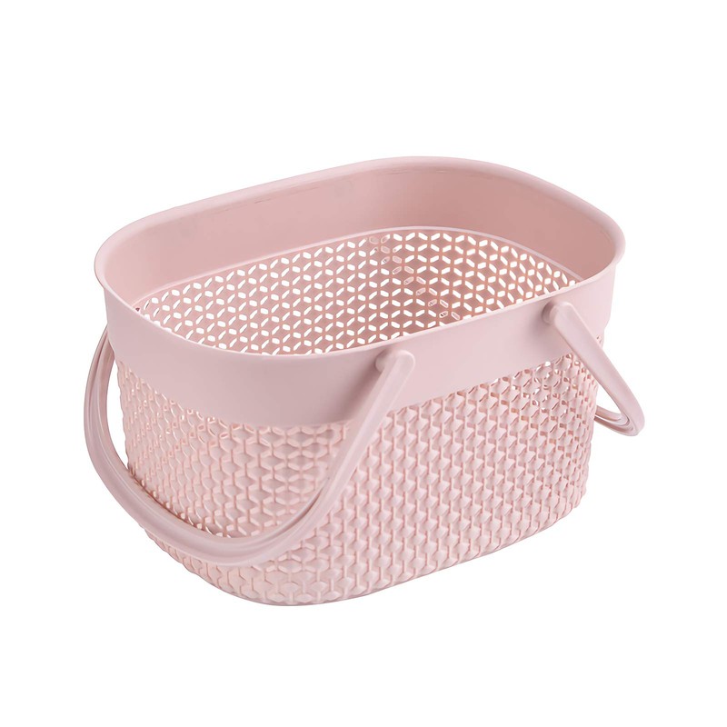 rejomiik Portable Shower Caddy Basket, Plastic Organizer Storage Tote with