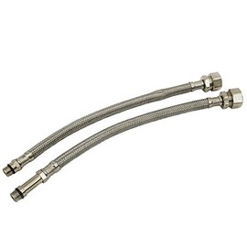 Flexible MonoBloc Tap Connectors Tails M12 x 15mm Compression x 300mm MonoBlock