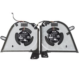 Replacement New CPU+GPU Cooling Fan for ASUS ROG Zephyrus G16 (2023) GU603V GU603VI GU603VU GU603VV Series, P/N: FQAX DFSCL42P06593E 13NR0BL0T07011, FQAY DFSCL42P06593E 13NR08BL0T06111 DC5V