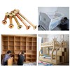 10-Set Furniture Bolt Nuts Hex Bolts Barrel Nuts (M6-40MM)