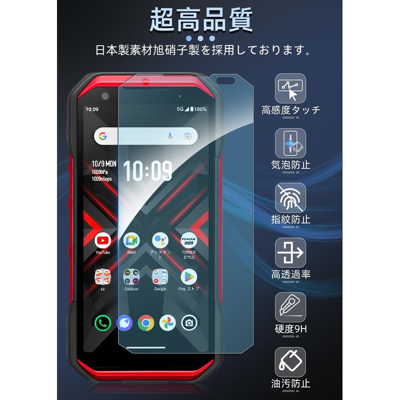 ZXZone For TORQUE G06 KYG03 Glass Film Kyocera TORQUE G06