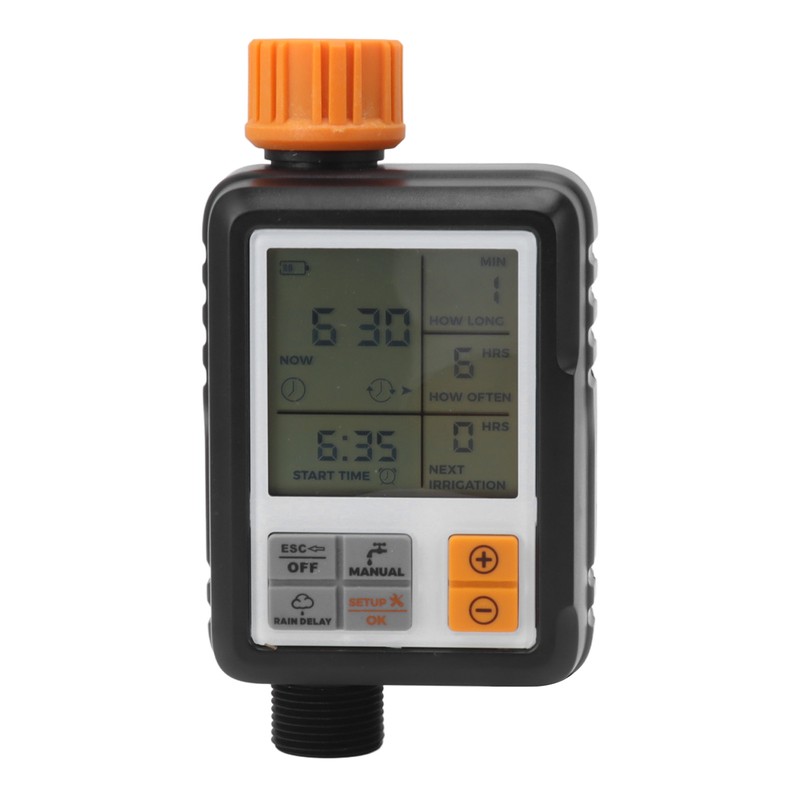 Water Timer Programmable Delay Manual Watering Automatic Irrigation Controller System