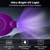 Klumuke Mini UV Keychain Flashlight, LED Black Light, Portable Small
