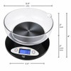 Smart Weigh Digital Kitchen Scale with Removable Bowl – 11lb/5kg