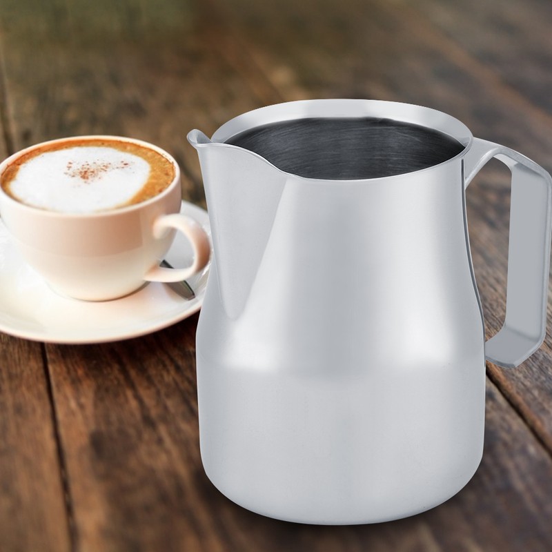 Stainless Steel Coffee Jug Milk Frothing Pot Espresso Latte Art
