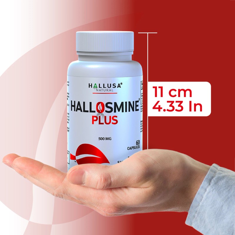 Hallosmine Plus Diosmin 500mg Varicose Veins, Hemorrhoids, Heavy Legs -