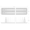 TEKTON 1/4 Inch Drive Hex Bit Socket Set with Rails