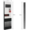 10 Pairs Non-Slip Fiberglass Chopsticks Gift Set for Asian Dishes