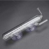 Phefop Aquarium Bubble Counter Transparent Corrosion Resistant Glass CO2 Spiral