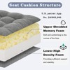 baibu Recliner Cushions for Elderly, 20x20x5In Thick Dual-Layer Patent Design