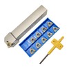 SATPISTOUL Lathe Tool Threading Solution: SER2020K16 Turning Tool Holder with