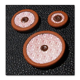 42 Saxophone pads Soundman® Universal Deluxe Leather Pads (Plastic resonators) Alto Saxophone pad set