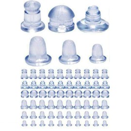 Respaldos de Silicona para Aretes 600 Piezas