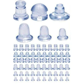 Respaldos de Silicona para Aretes 600 Piezas