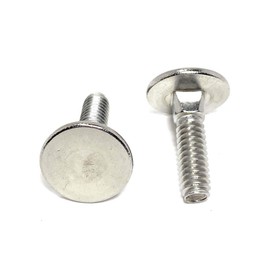 (10) 1/4-20x1 Stainless Steel Elevator Bolt Square Neck (3/4 Diameter Head) 18-8