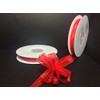 3/8" Red Organza Thin Pull Bow String Ribbon (25 Yard)