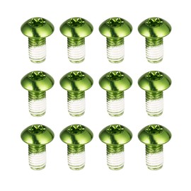 CNC Bike Disc Brake Rotor Bolts,M5x10mm Disc Rotor Bolts for Mountain Bike/MTB（green）