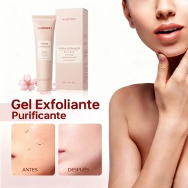 Pack de 4 Geles Faciales Exfoliantes con Niacinamida para Piel Grasa y Mixta