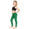 Oh So Soft Girl's Leggings Kelly Green Small