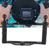 Dual Handle Aluminium Tray Stabilizer Rig Diving Underwater Camera Housings