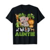 Auntie of the Wild Zoo Birthday Safari Jungle Animal Funny