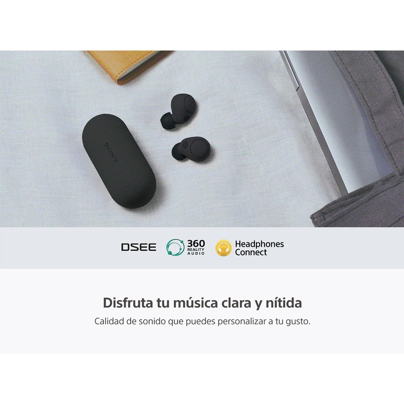 Sony Earbuds WF-C700N con Noise Canceling, Negro (Versión Nacional)