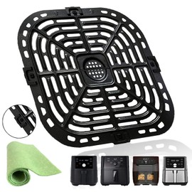 Chengziyue 6QT Air Fryer Replacement Tray for Instants Vortex Plus 6QT/5.7QT Air Fryers, Premium Air Fryer Grill Pan Crisper Plate Grate Insert Rack for Gourmia GAF680/GAF685 6QT Air fryers, Nonstick