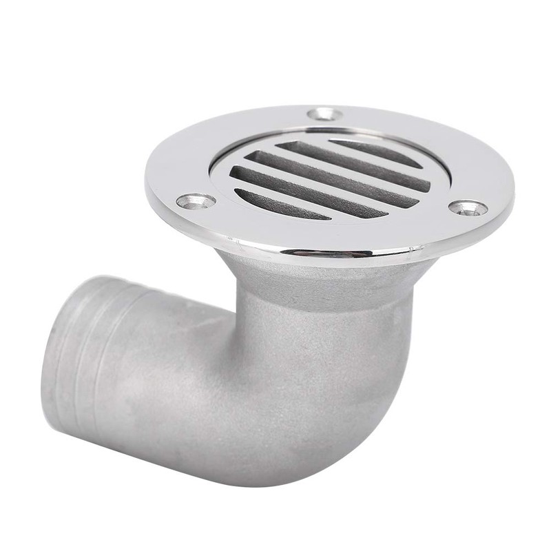 EIMSOAH Boat Bend Floor Drain,316 Stainless Steel Deck Drain Boat