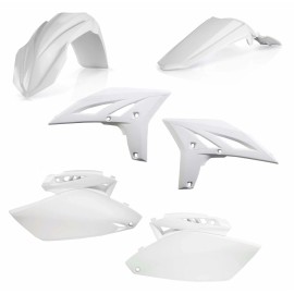 Acerbis Complete Plastic Kit Set White For YAMAHA YZ250F 2010-2013
