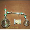 Deschem 2000ml,24/40,Glass Distillation Apparatus,New Lab Vacuum Distill Glassware Kit