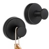 Canvas Trend Suction Cup Hooks,Stainless Steel Wreath Door Hanger Towel