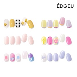 Edge U (현대홈쇼핑)살롱 퀄리티 리얼 샵젤 엣지유 펀써머 컬렉션 네일 6종 (Hyundai Home Shopping) Salon Quality Real Shop Gel Edge You Fun Summer Collection Nail 6 Types