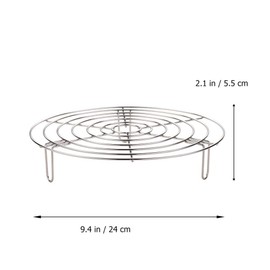 Cabilock Round Steamer Steamer Stainless Steel Cookware Steamer Rack Stand Trivet for Pressure Cooker