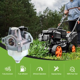 partszen 16100-Z8B-911 Carburetor Fit for H-onda GCV140 GCV160 GCV190 GC140 GC160 GC190 with Air Filter Spark Plug