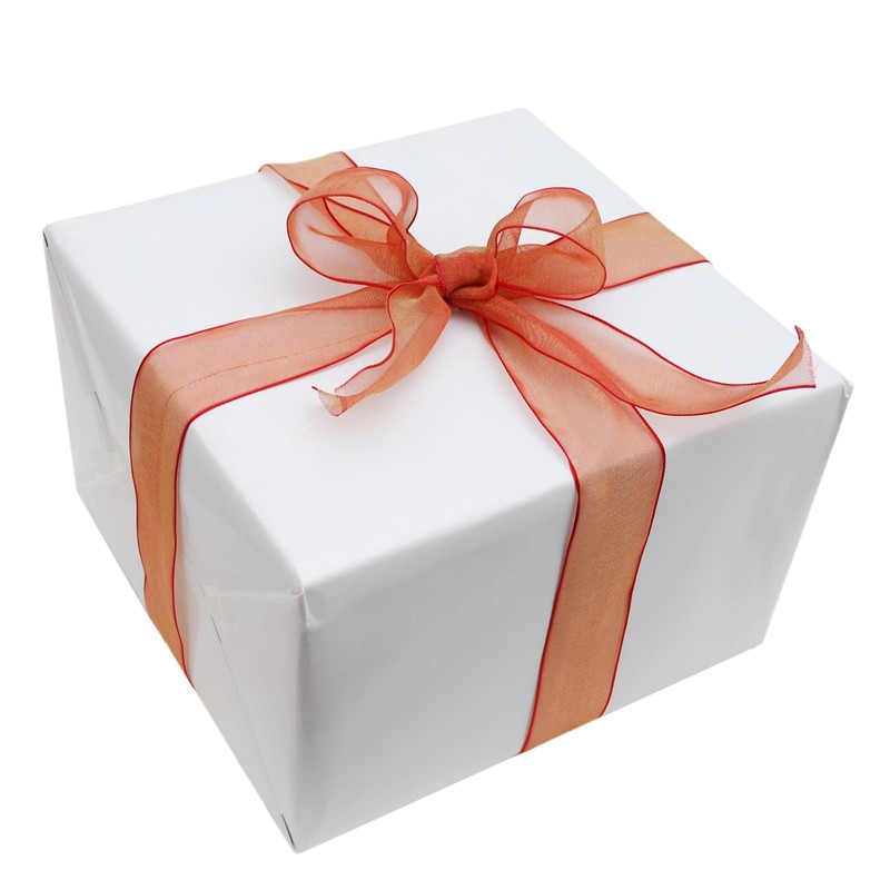 DMiotech 100 Yards Organza Ribbon 1/4 Inch Bronze Chiffon Ribbon