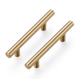 Ravinte 30 Pack 5 Inch Cabinet Pulls Champagne Bronze Stainless Steel Kitchen Drawer Pulls Cabinet Handles 5 InchLength, 3 Inch Hole Center