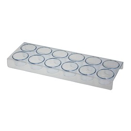 Piebert 21725 Egg Holders 28 x 9.8 x 2.4 cm Universal for the Fridge Pack of 12