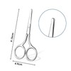 Nose Hair Eyebrow Scissors, Mini Scissors, False Eyelash Scissors, Unisex,