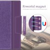 Toplive Portfolio 3 Ring Binder, Business PU Leather Padfolio Organizer