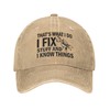 I Fix Stuff and I Know Things Hat for Men/Women