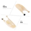 TOVINANNA 2pcs Gua Massage Board Natural Horn Eye Scraping Tool